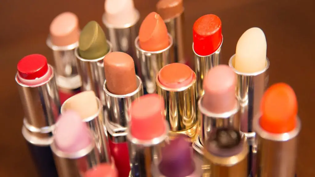 Colored lipsticks
