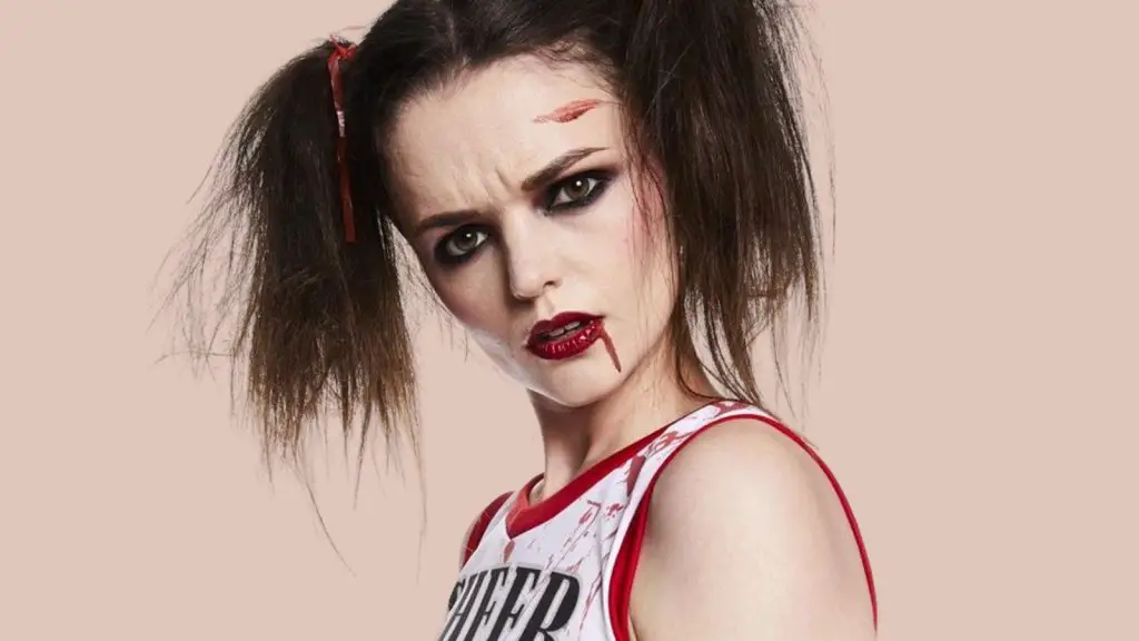 halloween zombie cheerleader makeup