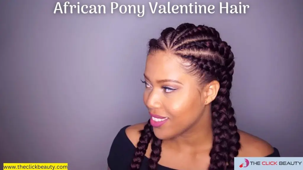 African Pony Valentine Hair