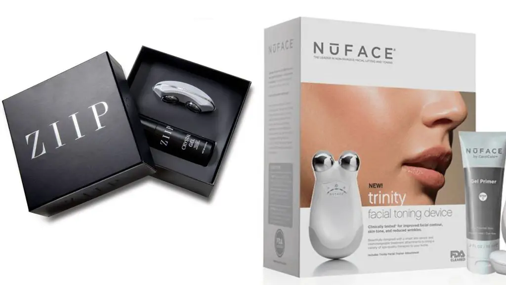 ziip and nuface products